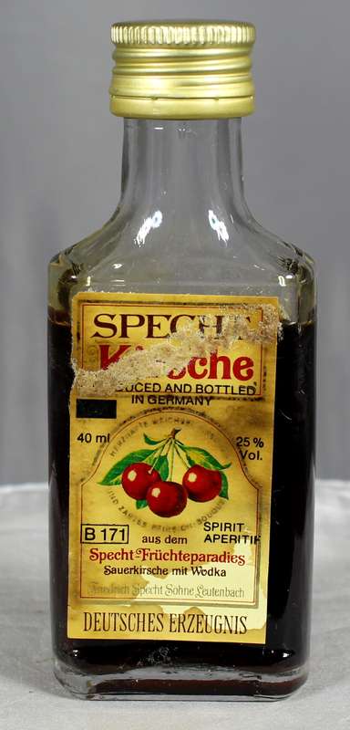Mini liquor bottle - Specht Kirsche