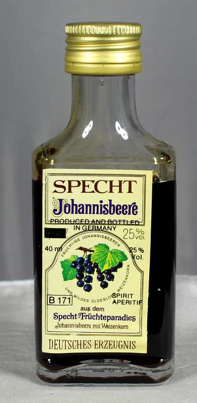 Mini liquor bottle - Specht Johannisbeere