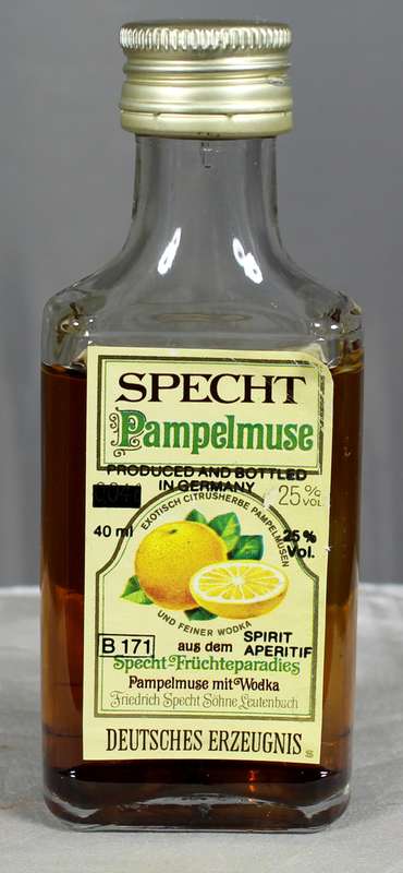 Mini liquor bottle - Specht Pampelmuse