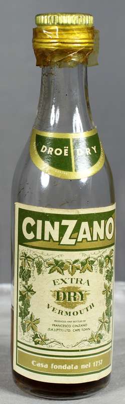 Mini Liquor Bottle - Chizano extra dry vermouth