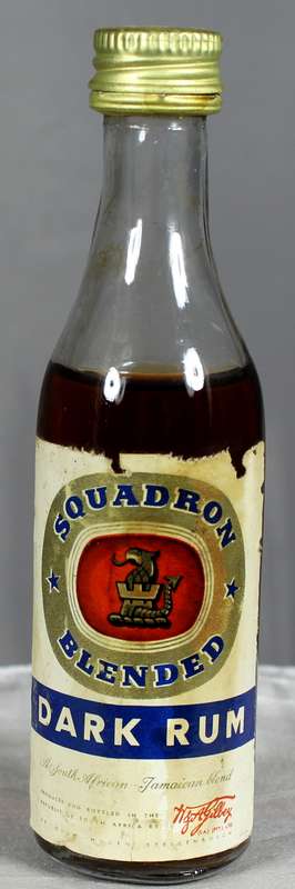 Mini Liquor Bottle - Squadron Dark Rum