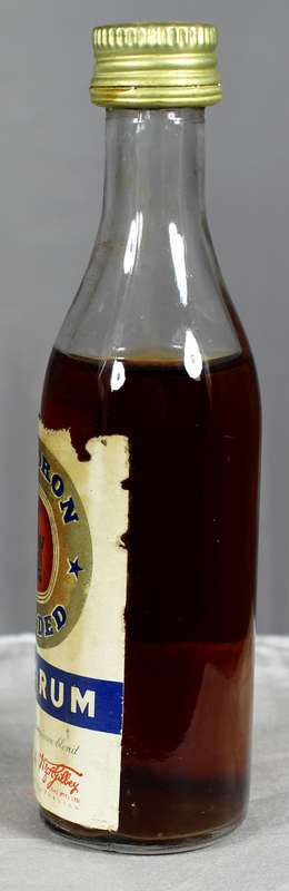 Mini Liquor Bottle - Squadron Dark Rum
