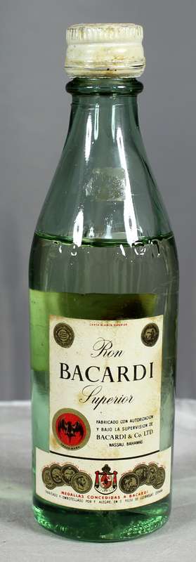 Mini liquor bottle - Bacardi - Rum
