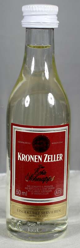 Mini liquor bottle - Kronen Zeller - Schnapps