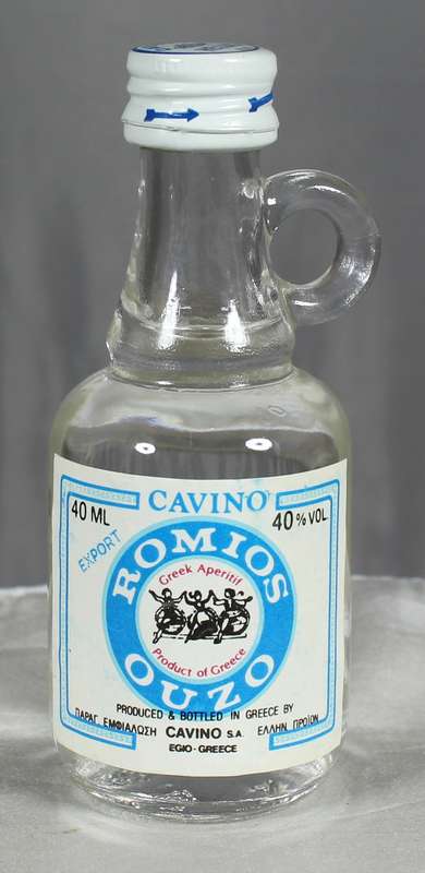 Mini liquor bottle - Romios - Ouzo