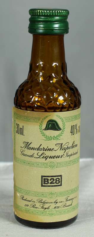 Mini liquor bottle - Mandarine Napoleon liqueur