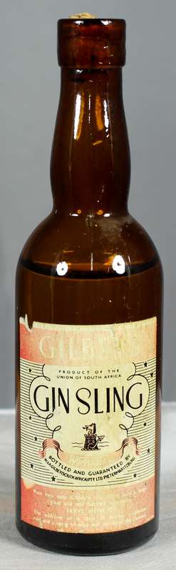 Mini Liquor Bottle - Gilbeys gin - Sling