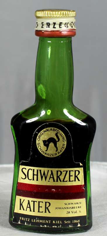 Mini liquor bottle - Schwarzer Kater