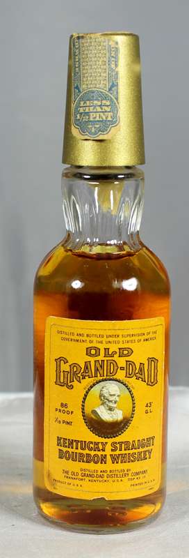 Mini Liquor Bottle - Old-Grand-Dad - Bourbon whiskey