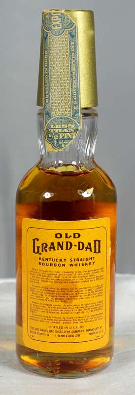 Mini Liquor Bottle - Old-Grand-Dad - Bourbon whiskey