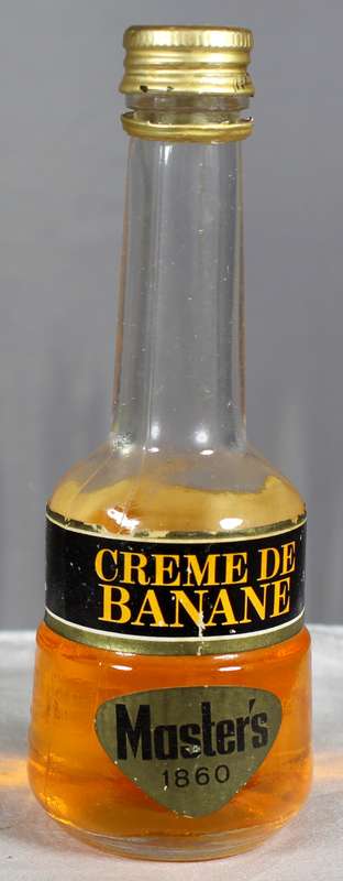 Mini Liquor Bottle - Master's - Creme de banane