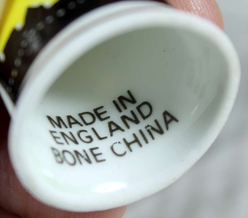 Bone China thimble - Blackpool