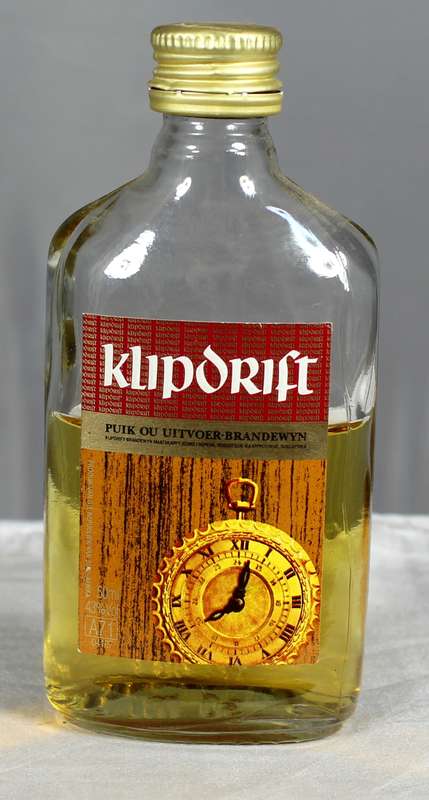 Mini liquor bottle - Klipdrift brandy