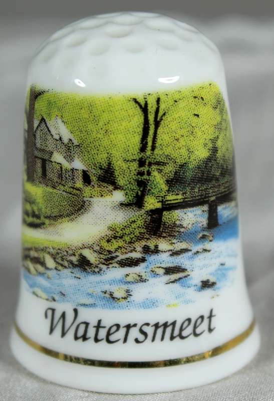 Bone China thimble - Watersmeet