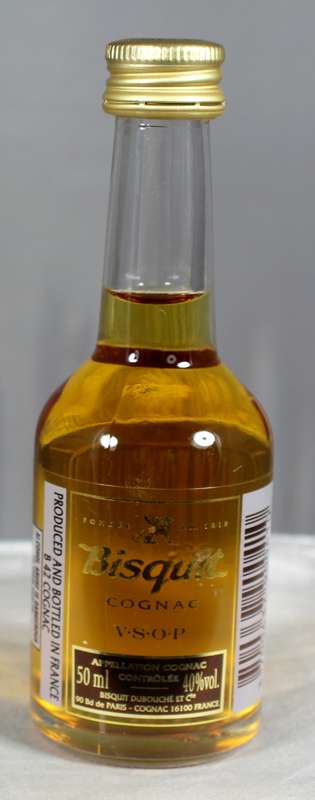 Mini liquor bottle - Bisquit - Cognac