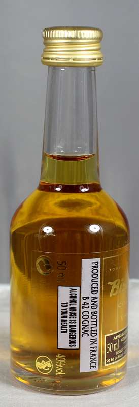 Mini liquor bottle - Bisquit - Cognac