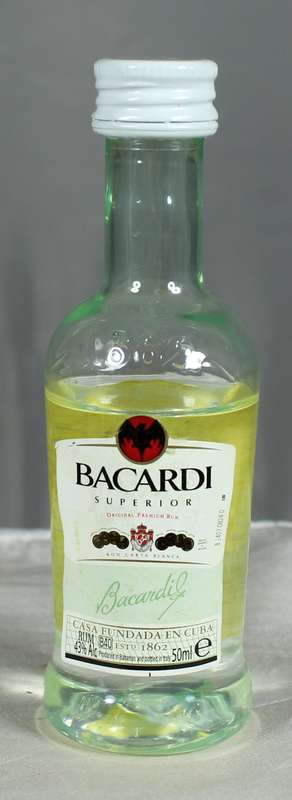 Mini liquor bottle - Bacardi