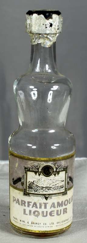 Mini liquor bottle - Parfait Amour liqueur