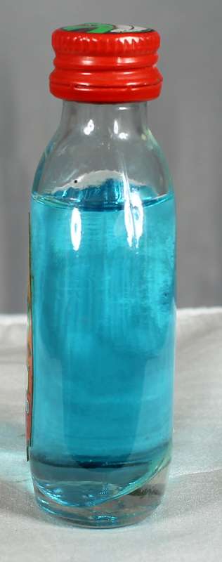 Mini liquor bottle - Bug - Blue