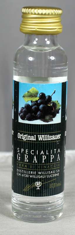 Mini liquor bottle - Willisauer - Grappa