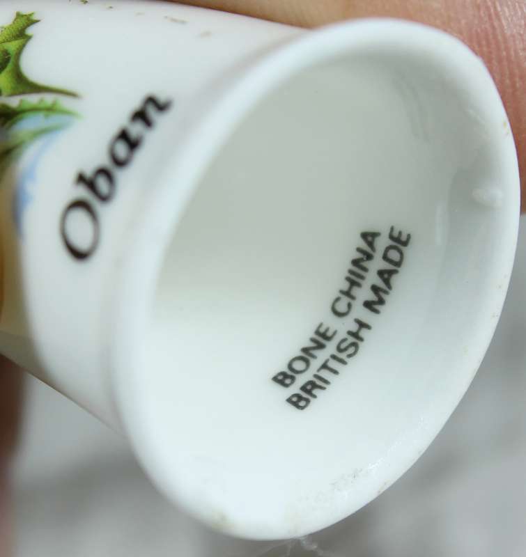 Bone China thimble - Oban