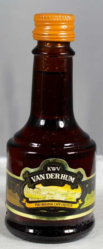 Mini liquor bottle - KWV - Van der Hum