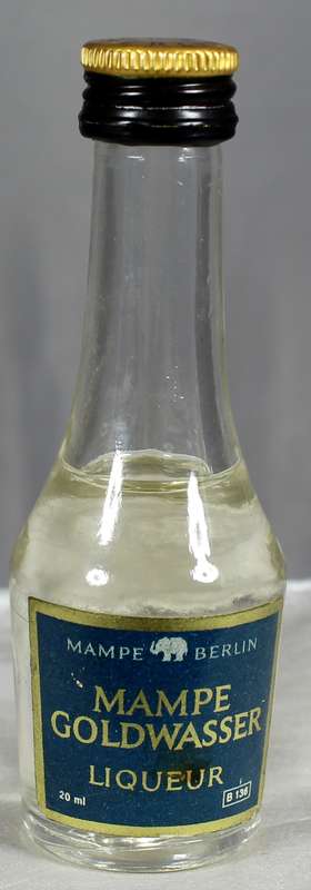 Mini liquor bottle - Mampe - Goldwasser