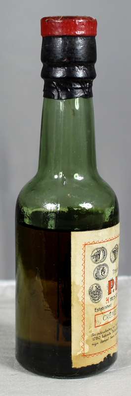 Mini liquor bottle - P. Hoppe - Creme de Cacao