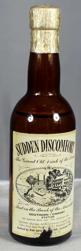 Mini liquor bottle - Southern Discomfort - Non-alcoholic