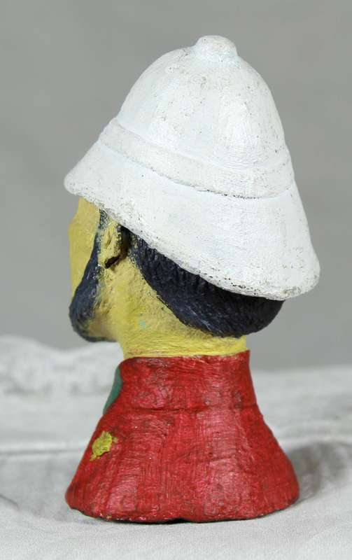 Molded soldier bust figurine by Thami Mazibuko
