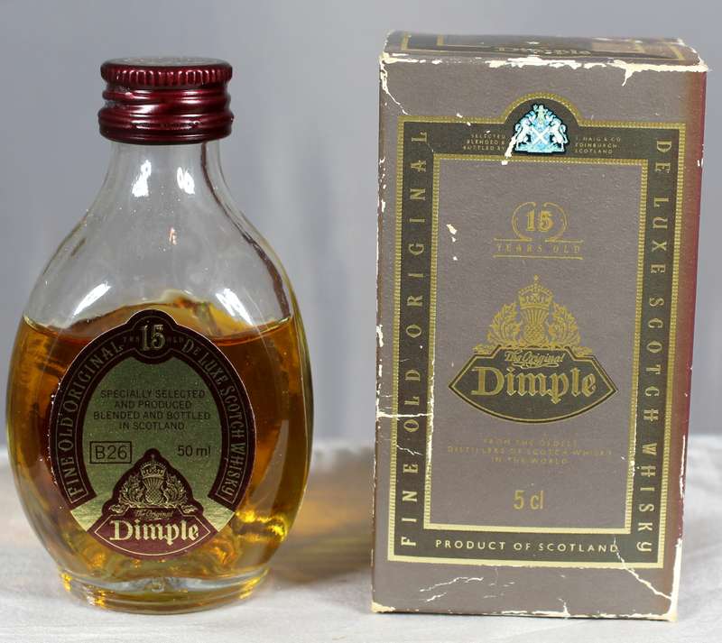 Mini liquor bottle - Dimple - Whisky