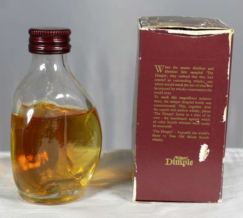 Mini liquor bottle - Dimple - Whisky