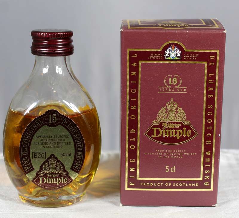 Mini liquor bottle - Dimple - Whisky