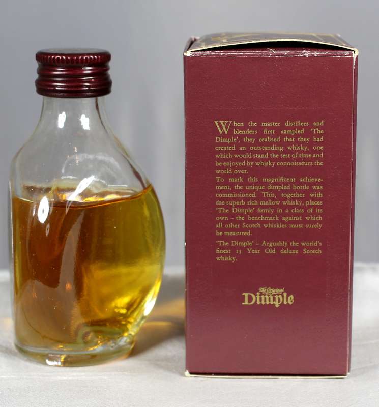 Mini liquor bottle - Dimple - Whisky
