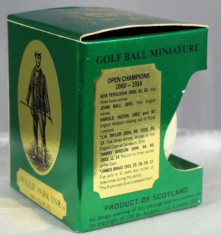 Mini liquor bottle - St Andrews - Golf ball whisky