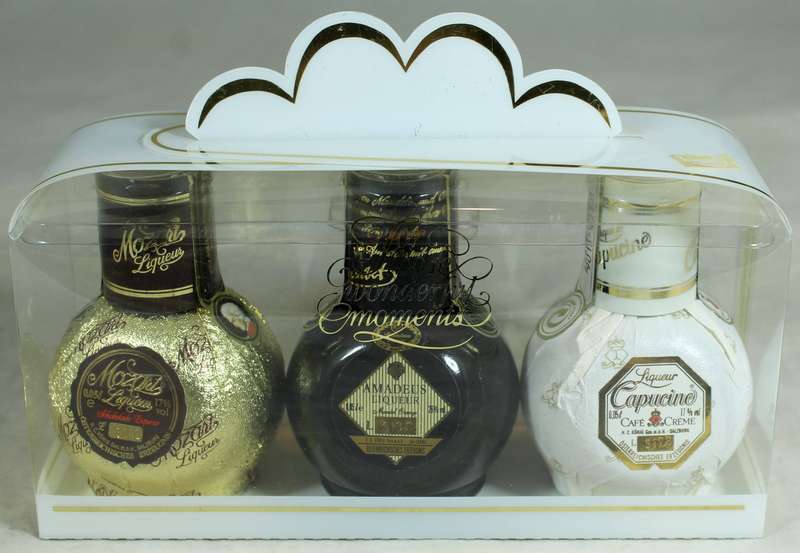 Mini liquor bottles - Mozart - set of three liqueurs