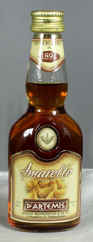 Mini liquor bottles - D'Artemis - Amaretto