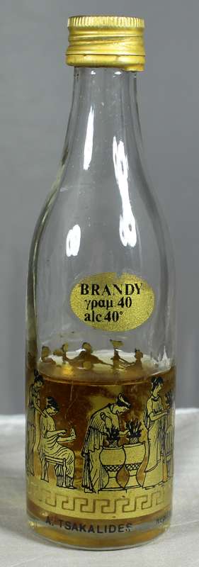 Mini liquor bottles - Tsakalides - Brandy