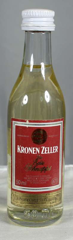 Mini liquor bottles - Kronen Zeller schnapps