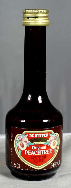 Mini liquor bottles - De Kuyper - Peachtree liqueur
