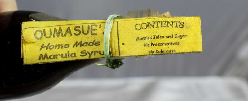 Mini liquor bottles - Ouma Sue's Maroela syrup