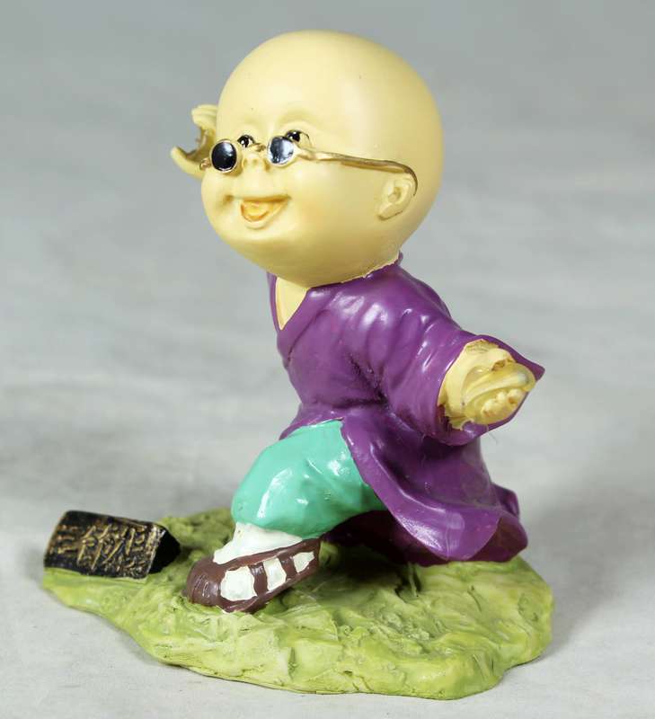 A baby Buddha - Monk laughing