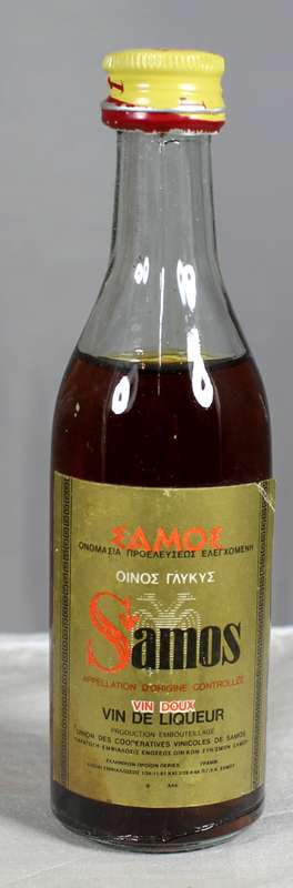 Mini liquor bottles - Samos vin Doux liqueur