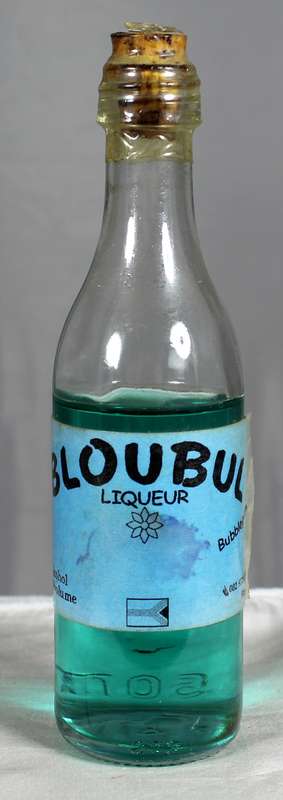 Mini liquor bottles - Bloubul liqueur bubblegum