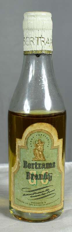 Mini liquor bottles - Bertrams brandy