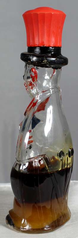 Mini liquor bottles - Glass clown with liquor