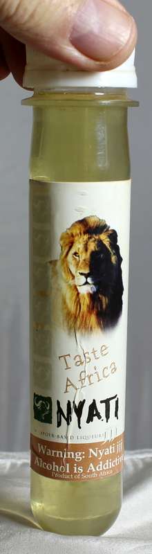 Mini liquor bottles - Nyati Lion