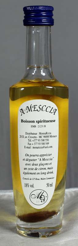 Mini liquor bottles - Mesccia Monaco
