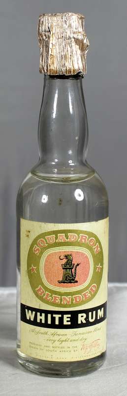 Mini liquor bottles - Squadron white rum