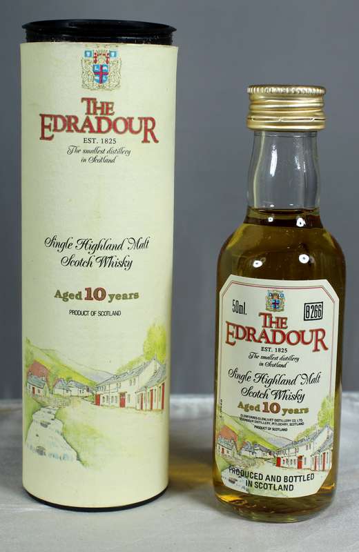 Mini liquor bottles - The Edradour - Single Highland malt whisky
